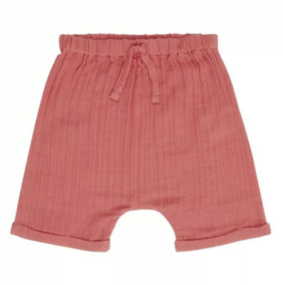 Musselin Shorts rot