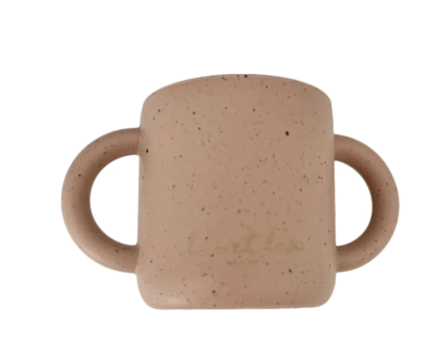 Silikon Trinktasse mit zwei Henkeln - Leo et Lea Rosewood Shell Silikon Trinktasse mit zwei Henkeln - Leo et Lea Rosewood Shell