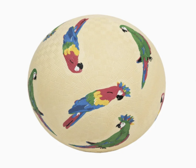 Petit Jour Kautschuk Ball 18cm Durchmesser - Papagei