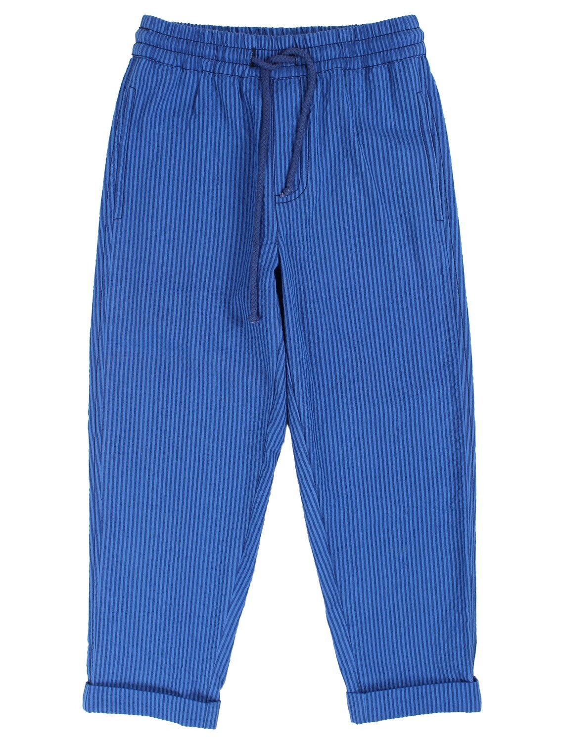 Danefae Seersucker Pants - luftige lange Hose (blau)