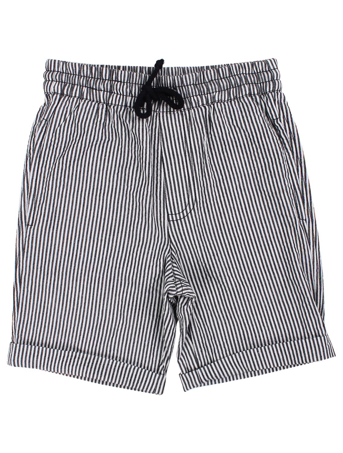 Danefae Seersucker Shorts - luftige Shorts (schwarz)