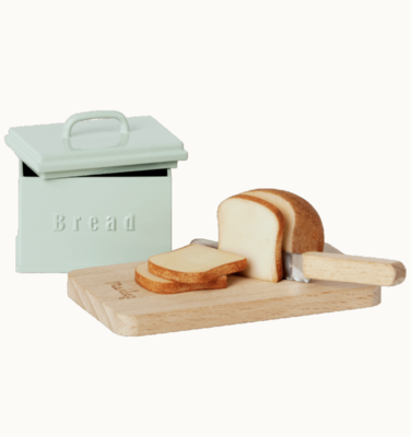 Maileg Brotbox mit Messer, Brot und Brett