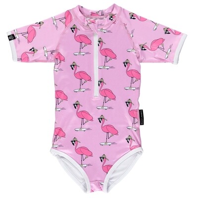 Cool Mingo - UV-Badeanzug mit Flamingoprint