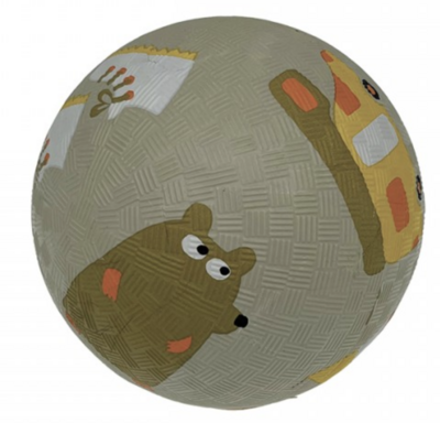 Spielball 13cm aus Naturkautschuk - Fuchs und Bär - Maison Petit Jour