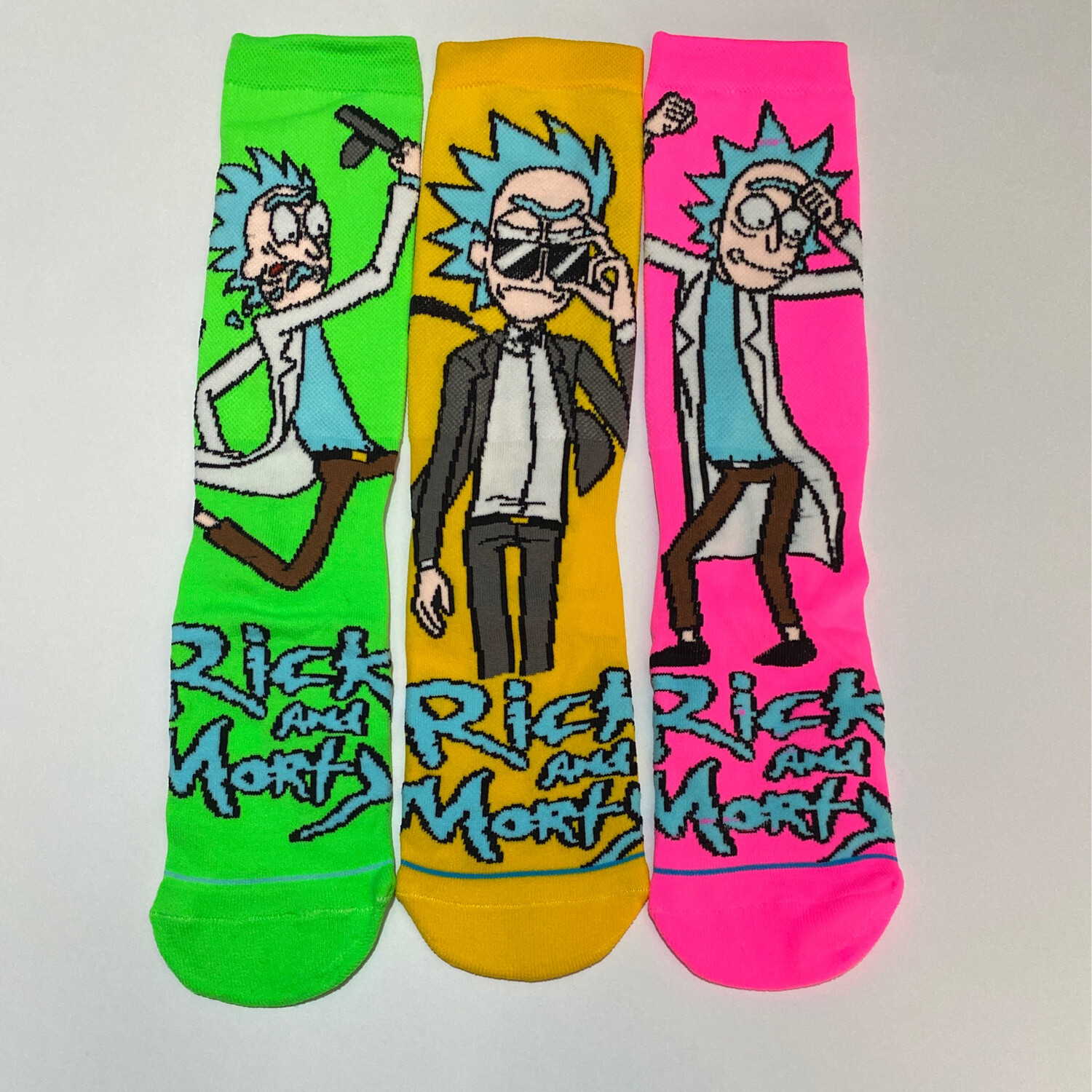 Tripack Medias Largas Rick And Morty