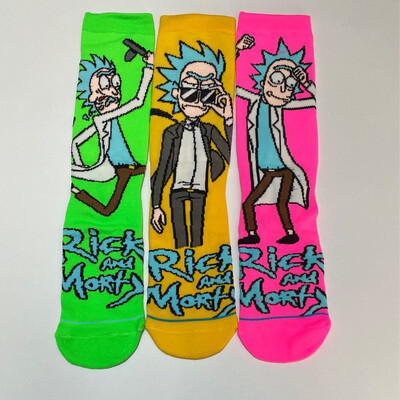 Tripack Medias Largas Rick And Morty
