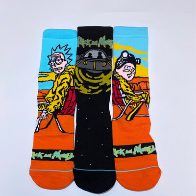 Tripack Medias Largas Rick And Morty Breaking Bad