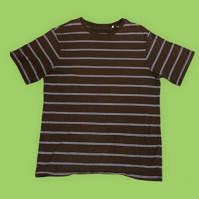 Brown &amp; Blue Striped Tee