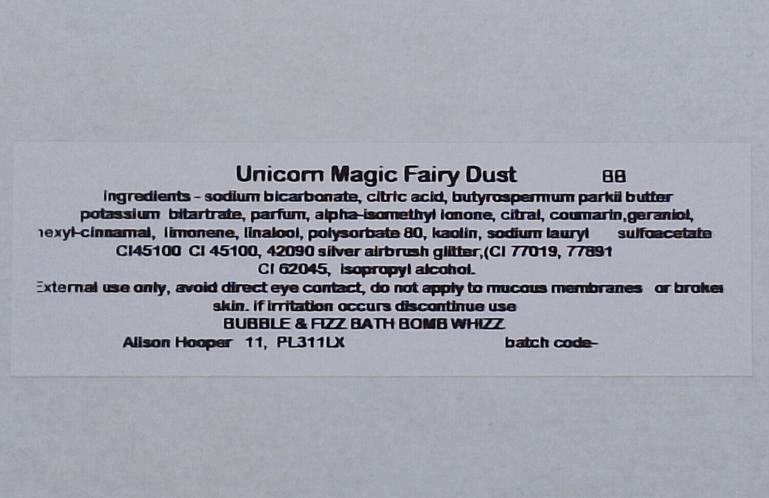 Fairy Dust - Unicorn Magic