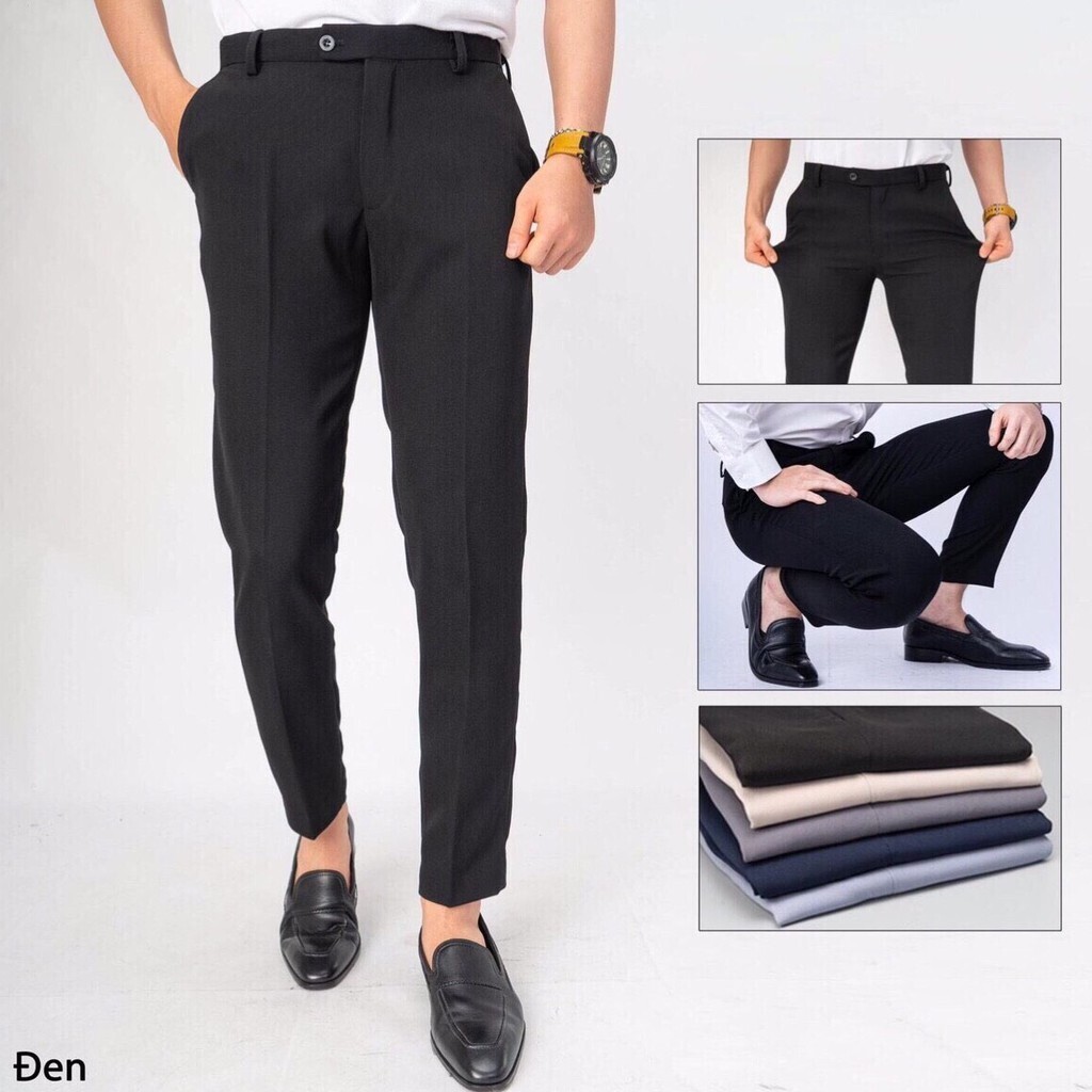 Quần Tây nam vải chéo chống nhăn