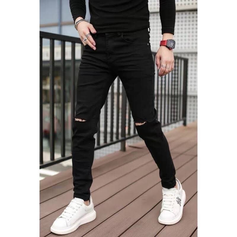 Quần Jean rách gối
Sales Off 55% (449k-&gt;199k)