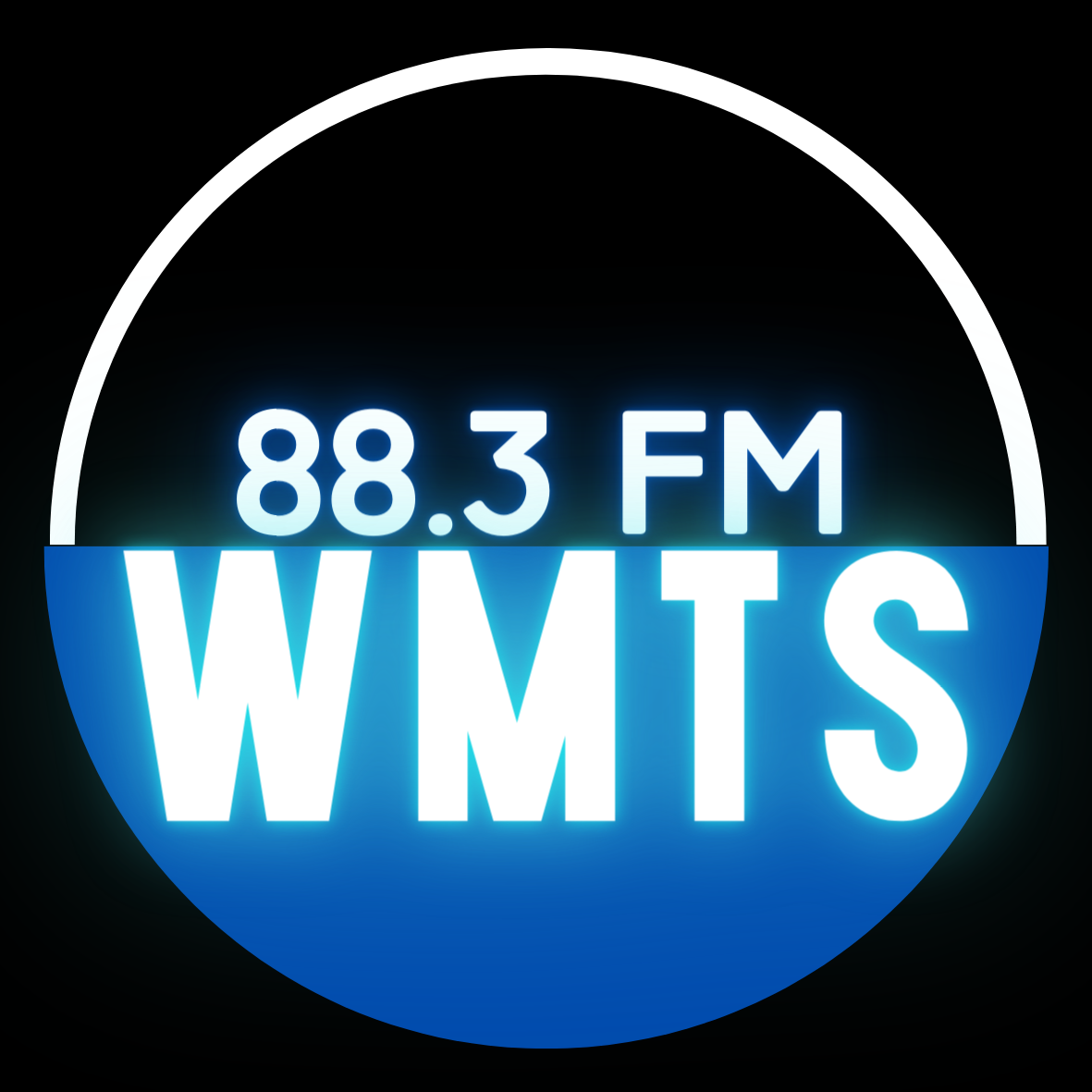 Neon WMTS Radio 1-3/4" Sticker