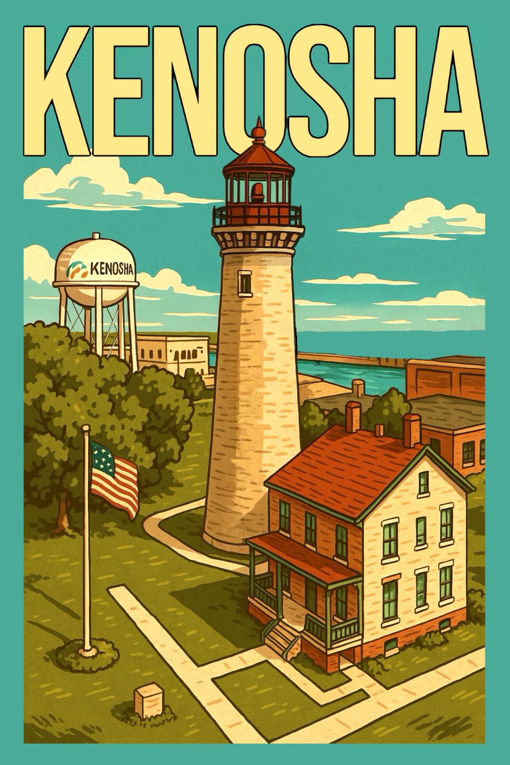 Kenosha Lighthouse Set