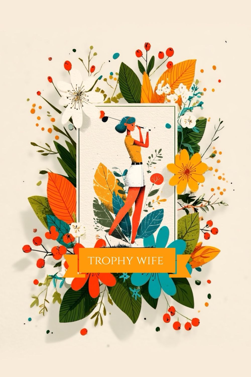 Trophy Wife Postcard