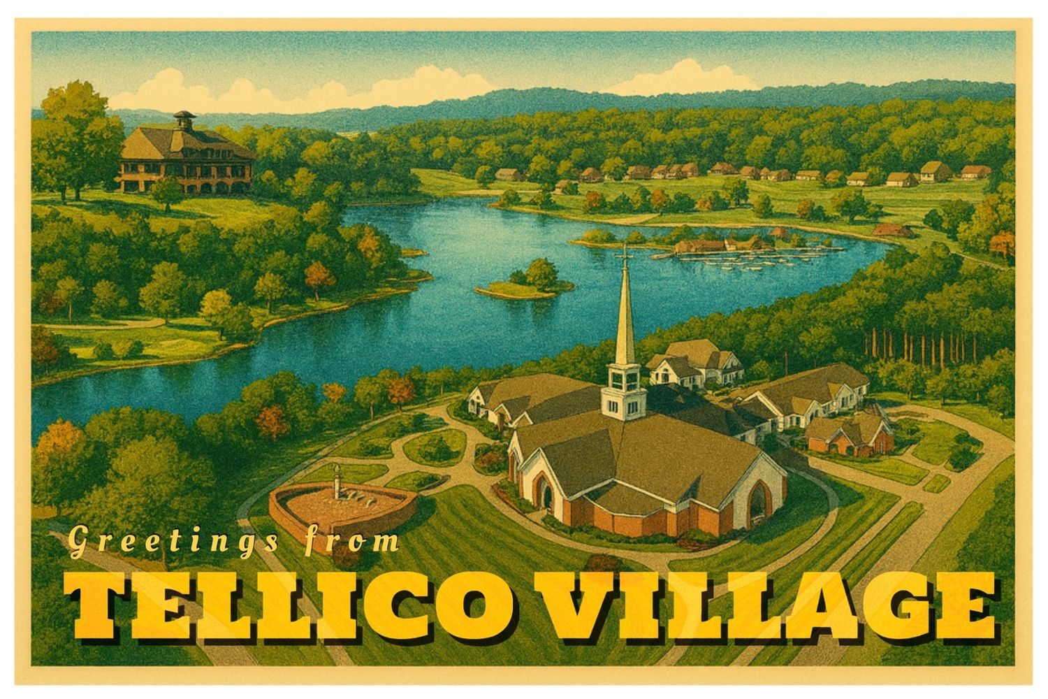 Tellico View Postcard Set of 2