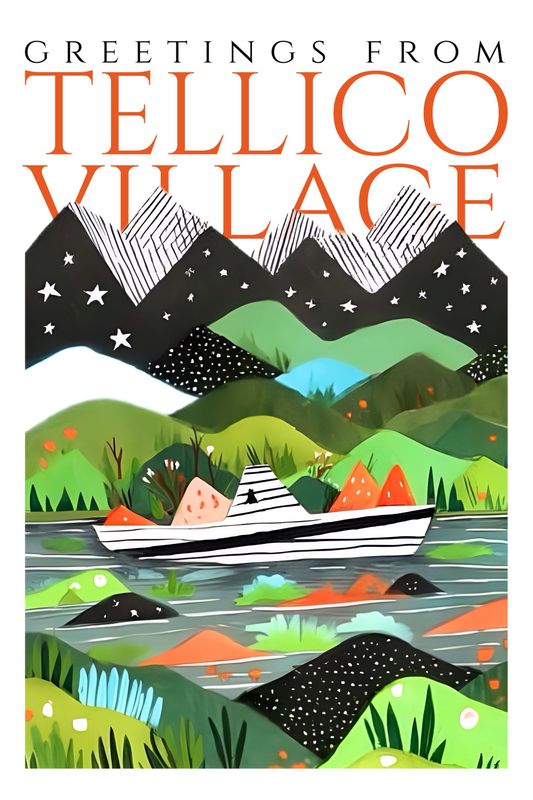 Tellico Village Fishing Postcard