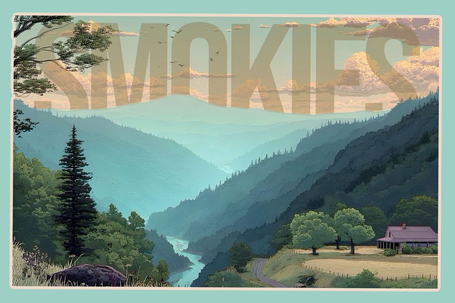 Smokies Postcard