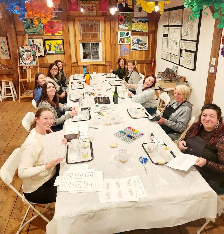 Candle Making Workshop at Art in the Barn - Feb 5th, 7pm-8:30pm