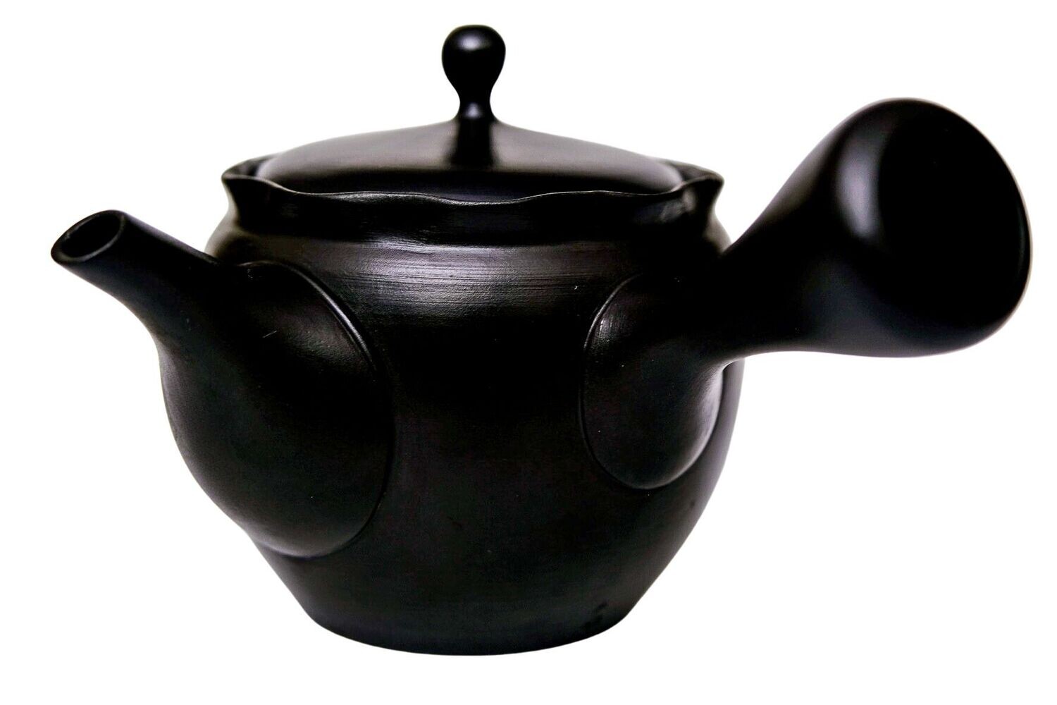 Japanische Teekanne (Kyusu) 300ml, matt schwarz