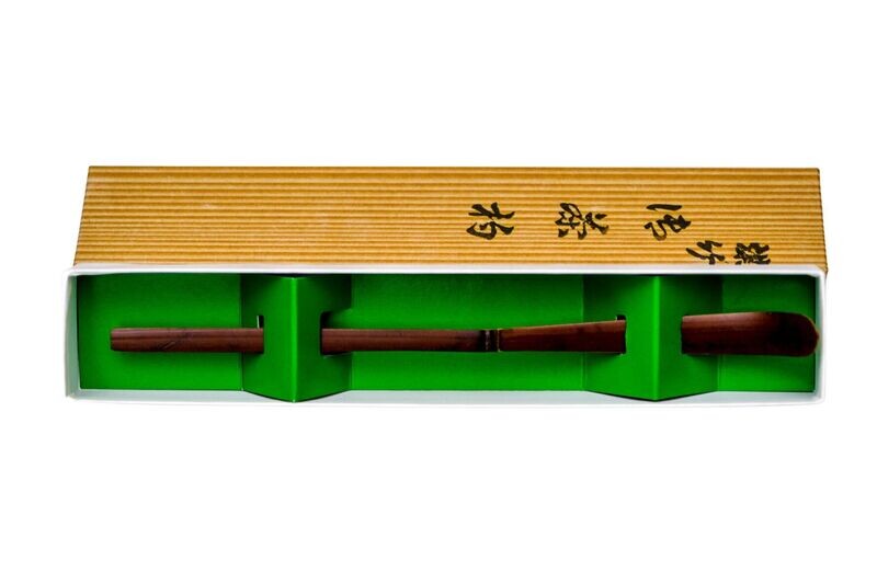 Bambus Matcha Löffel, dunkel (Chashaku)