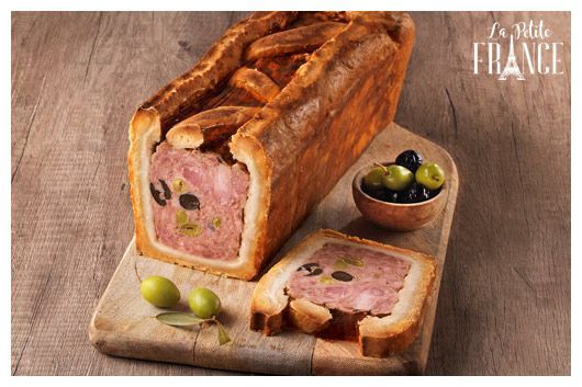 Drôme-Style Pâté en Croûte with Olives