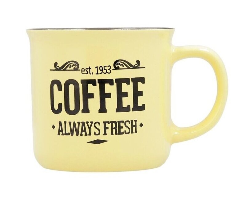 MUG CERÁMICO FRAPPE FRESH AMARILLO PASTEL