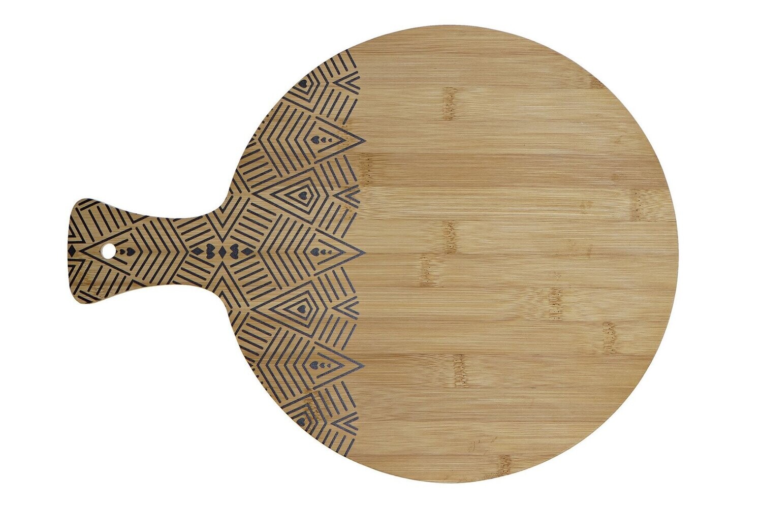 TABLA DE CORTAR REDONDA BAMBÚ NATURAL