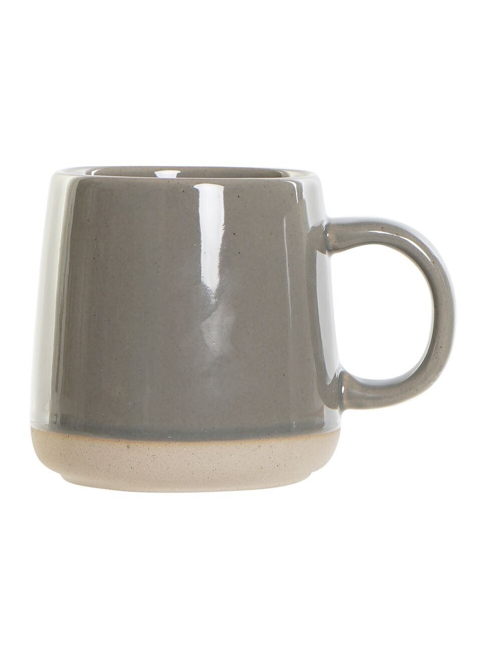 MUG PORCELANA GRIS