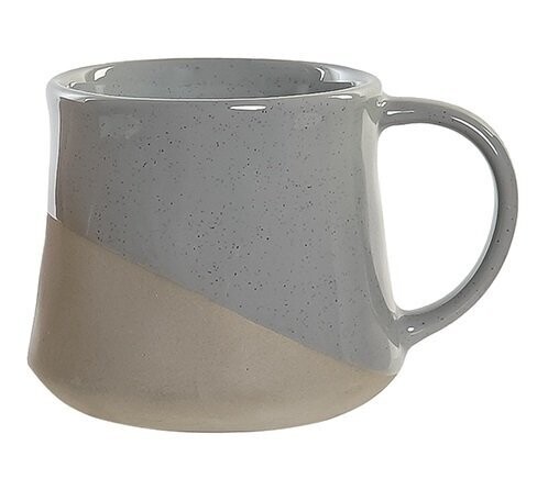 MUG GRES GRIS CLARO