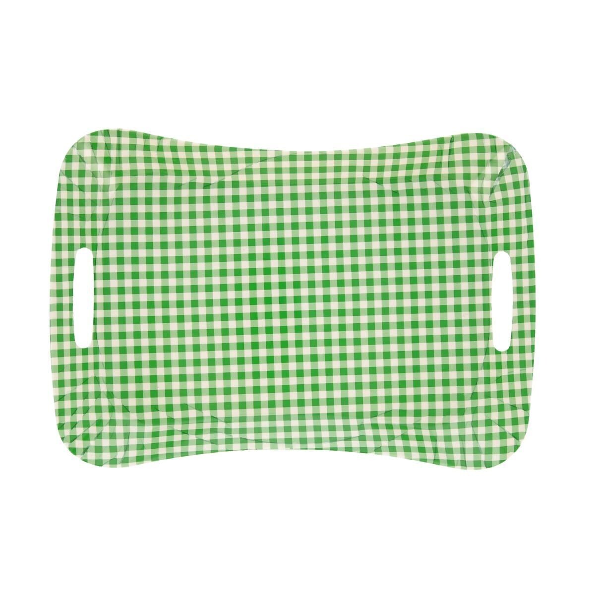 BANDEJA ASAS VICHY VERDE MEDIANA
