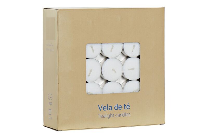SET 100 VELAS TEALIGHT
