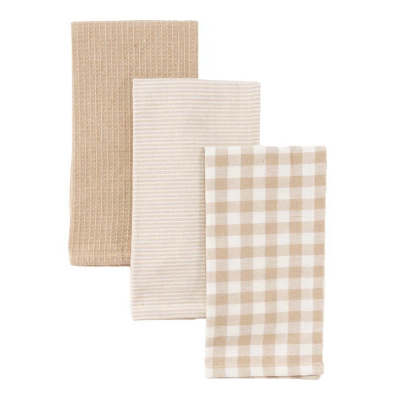 JUEGO DE 3 PAÑOS BEIGE
