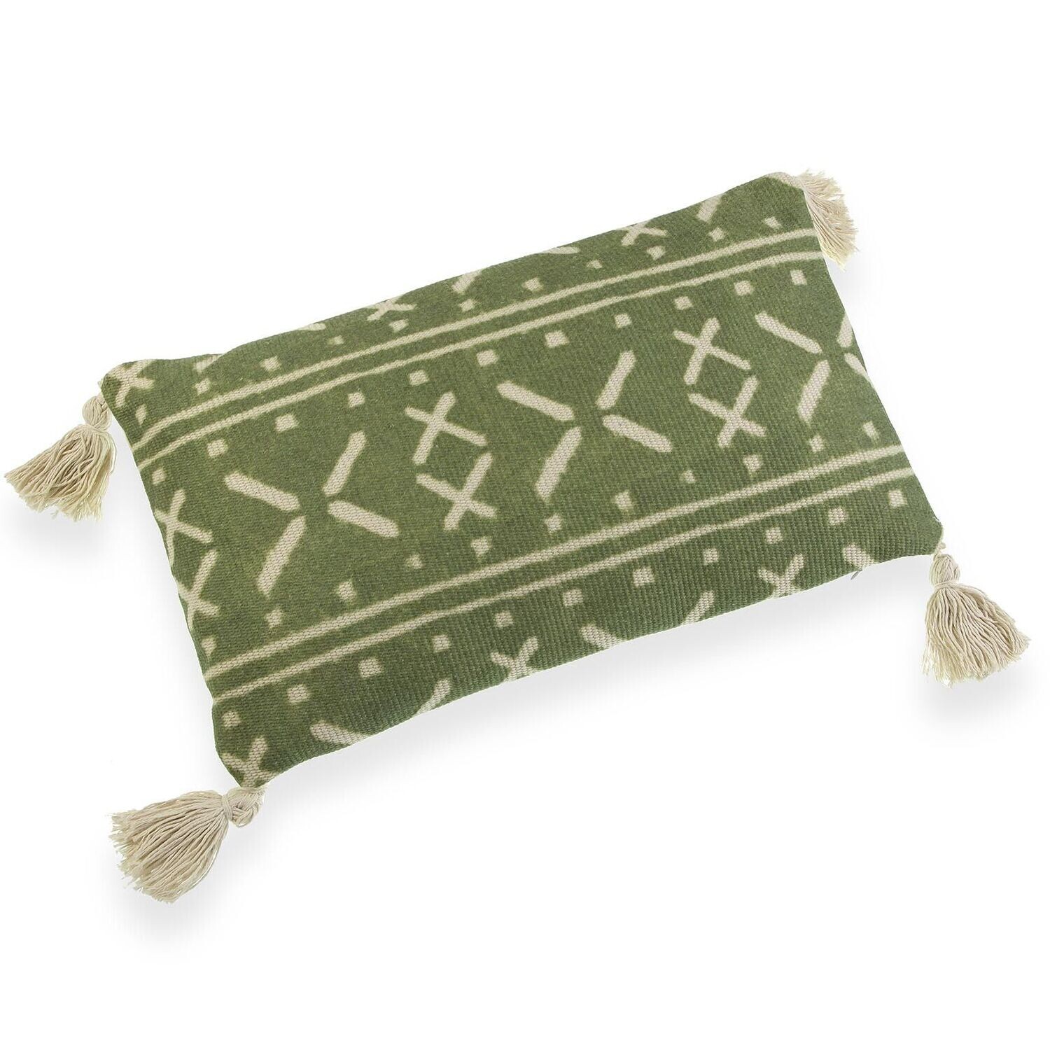 COJÍN RECTANGULAR VERDE