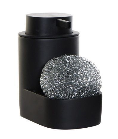 DOSIFICADOR JABON RESINA NEGRO