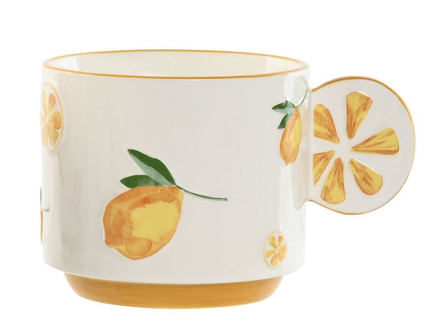 MUG PORCELANA LIMONES