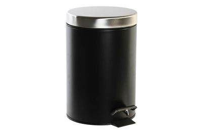 PAPELERA METAL INOX 3L NEGRO
