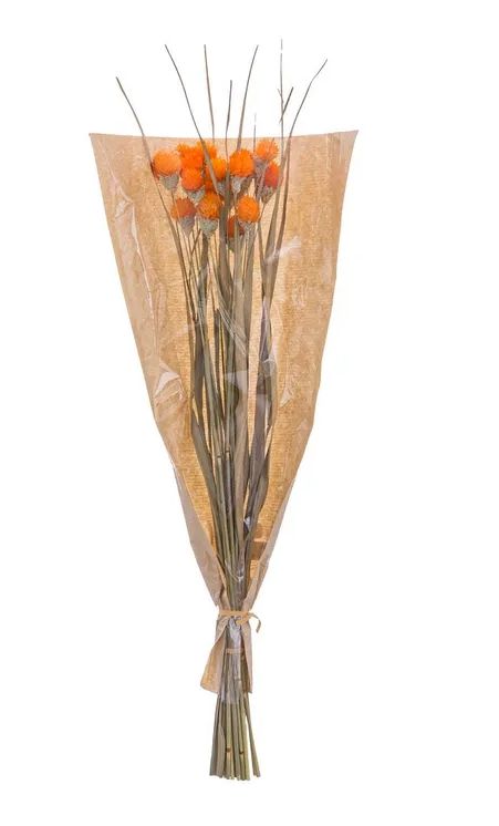 FLOR CABEZA MONJE NARANJA