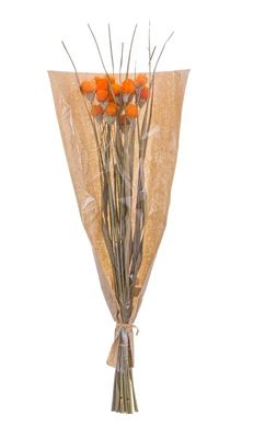 FLOR CABEZA MONJE NARANJA