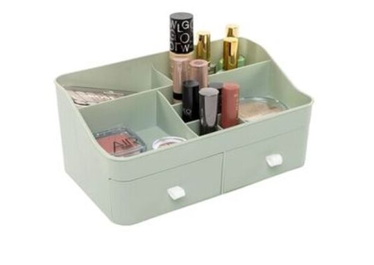 ORGANIZADOR MAQUILLAJE VERDE