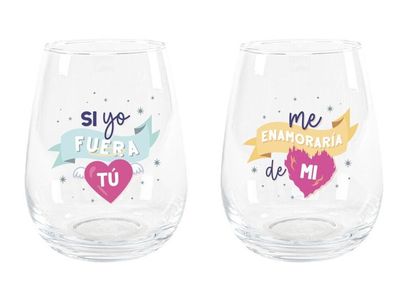 JUEGO DE 2 VASOS 520 ML