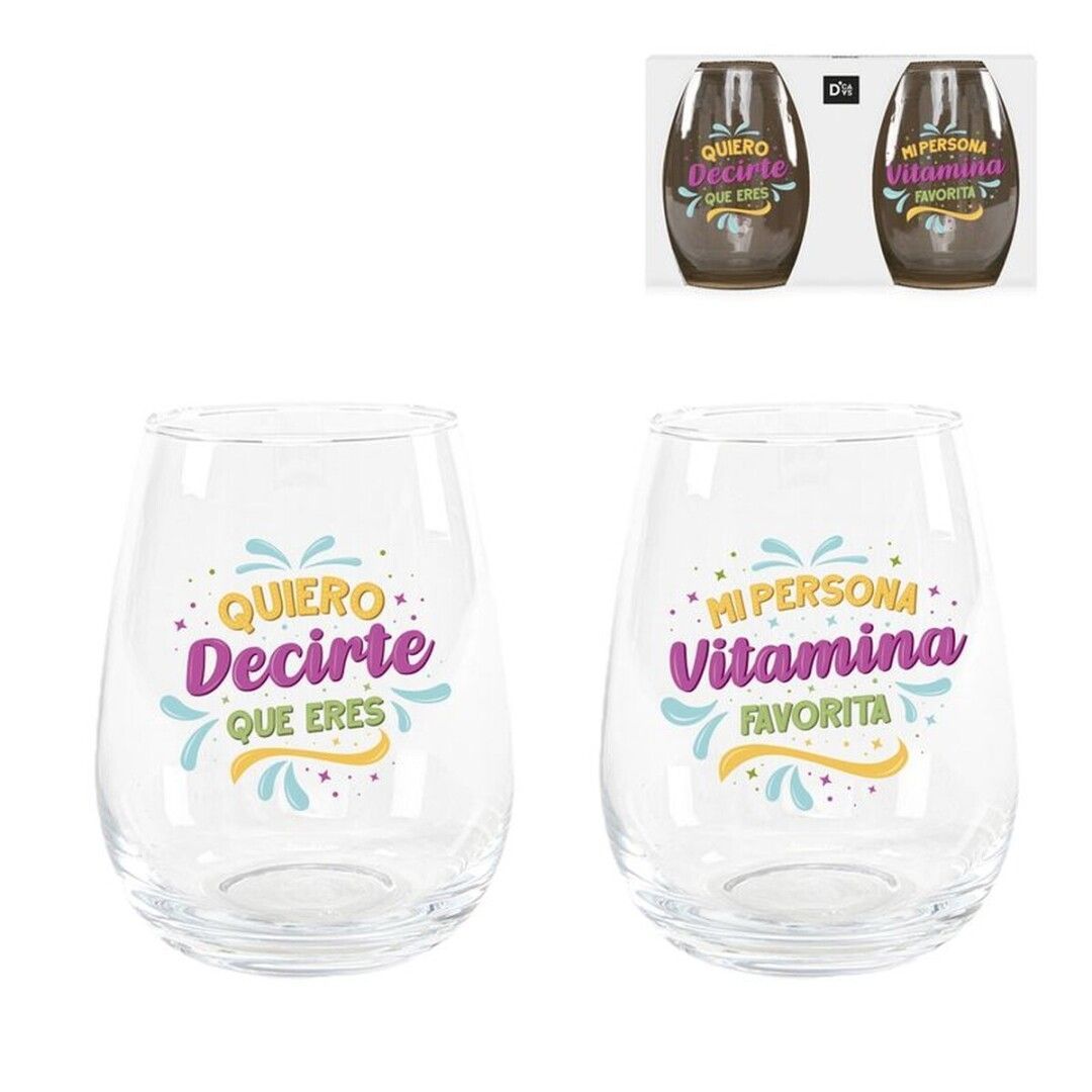 JUEGO DE 2 VASOS 520 ML