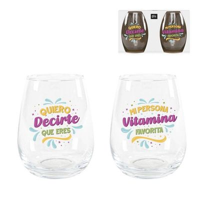 JUEGO DE 2 VASOS 520 ML