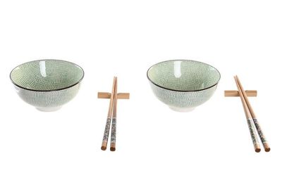 SUSHI SET 6 BAMBU GRES 30X21X7 VERDE