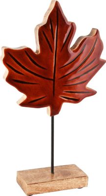 FIGURA HOJA OTOÑO MARRON