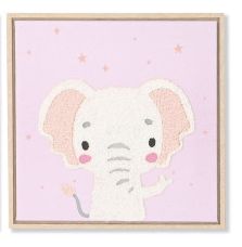CUADRO LIENZO POLIESTER ELEFANTE