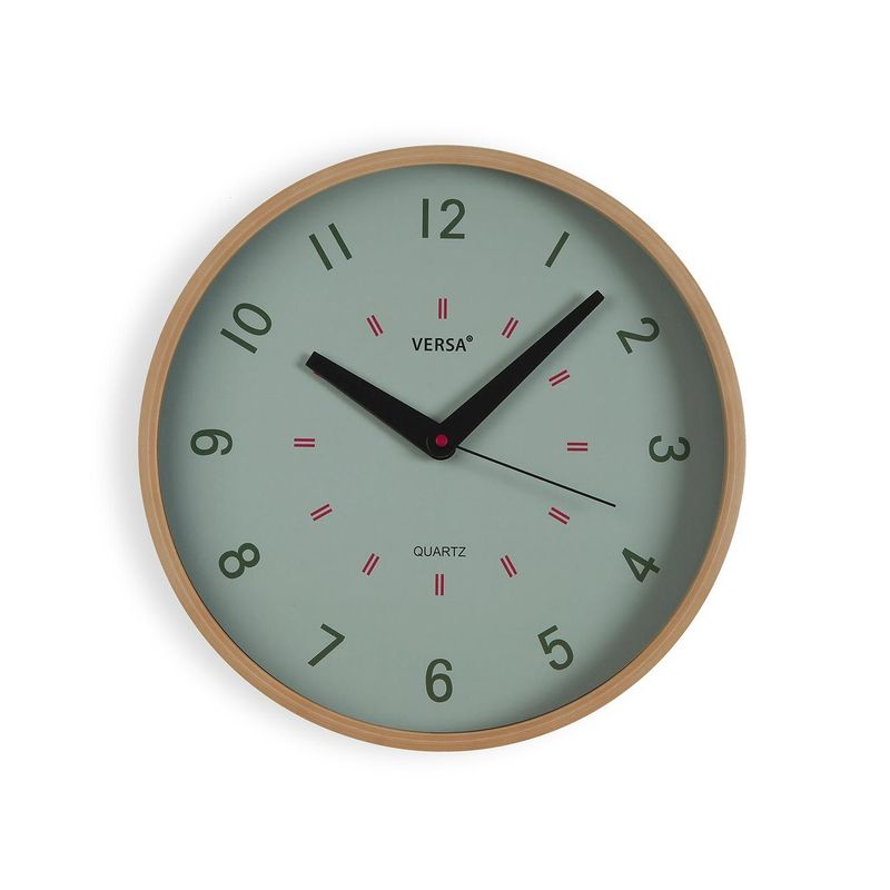 RELOJ DE PARED VERDE