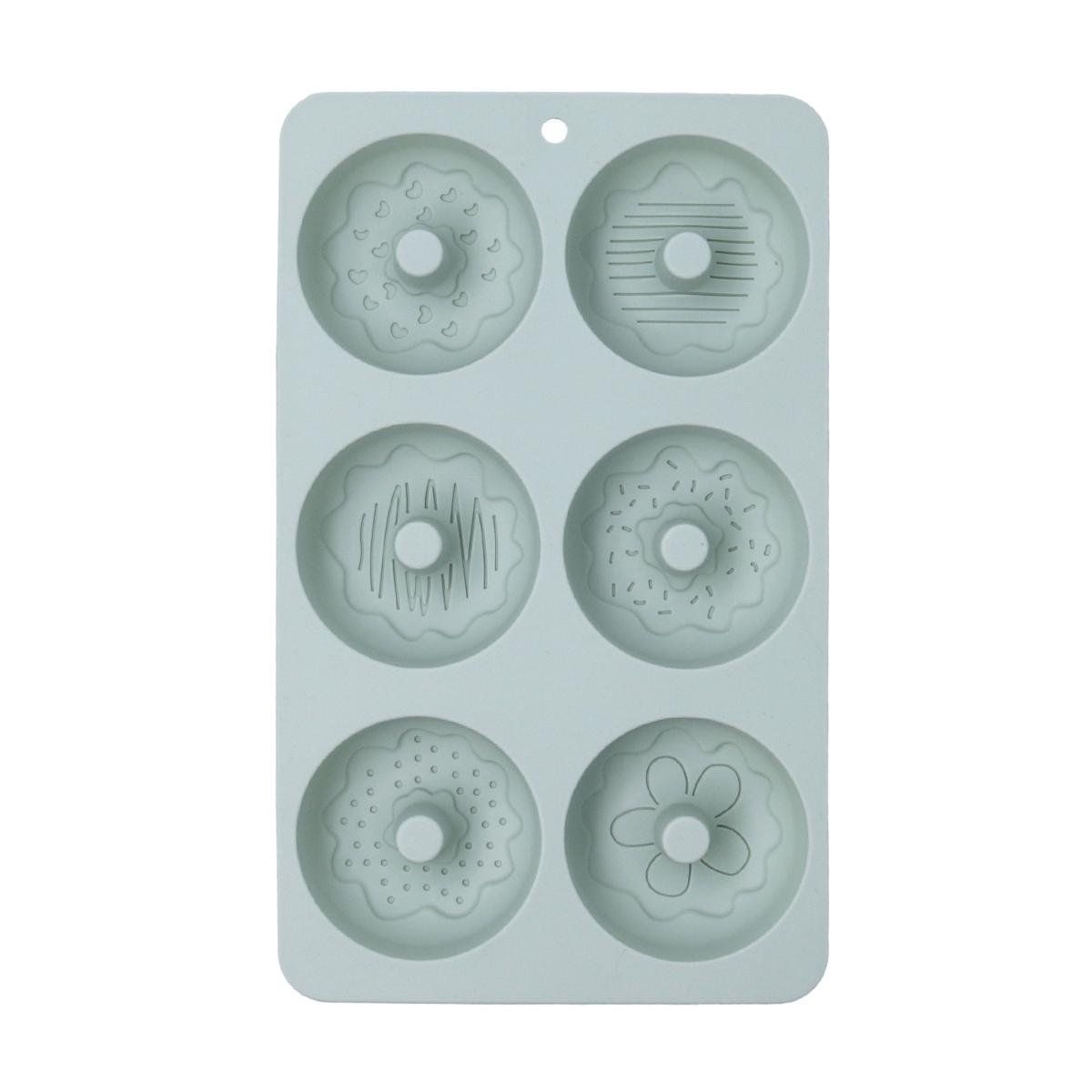 MOLDE 6 DONUTS DE SILICONA