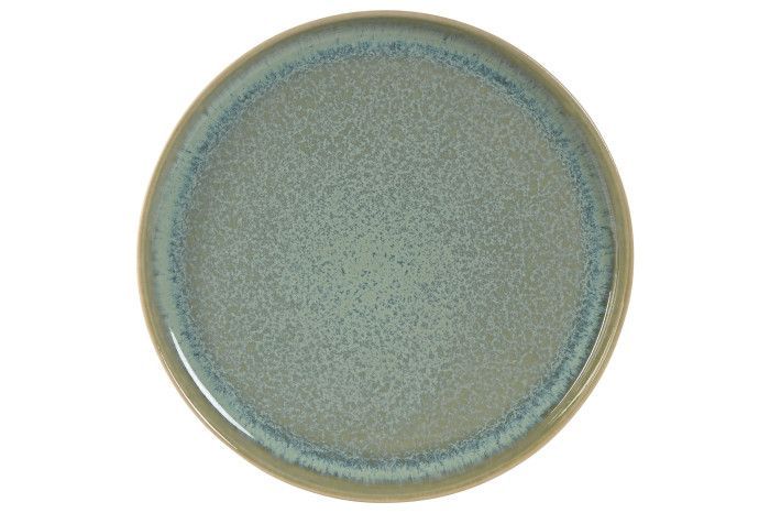 PLATO GRES ESMALTADO TURQUESA