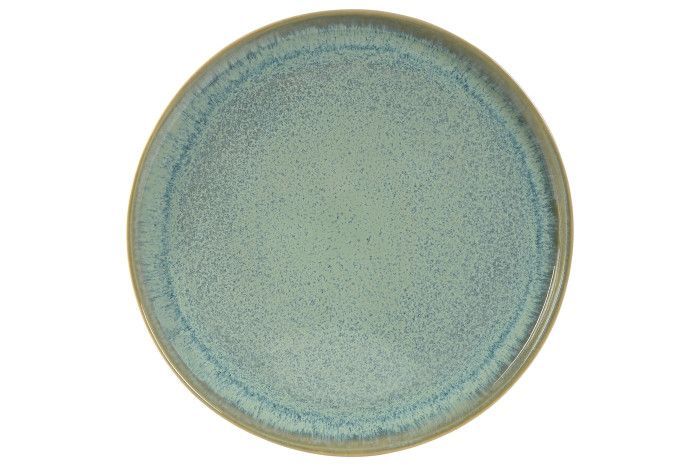 PLATO GRES ESMALTADO TURQUESA