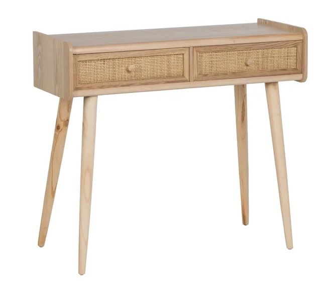 CONSOLA NATURAL MADERA PAULONIA